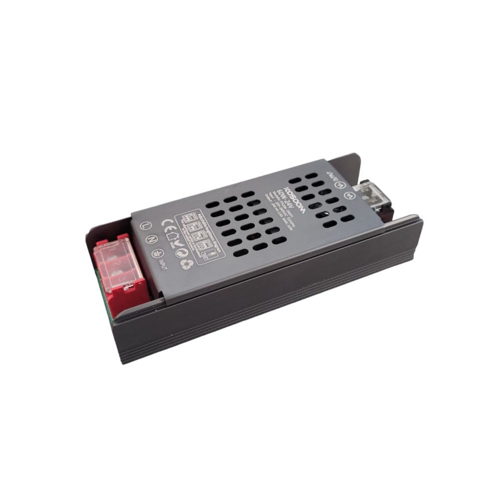 Alimentatore LED Dimmerabile 24V 60W Trasformatore ultra sottile per striscia LED Driver LED