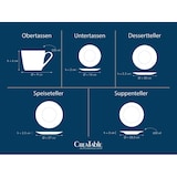 thumbnail of CreaTable BASE Weiss Kombiservice 30-tlg Porzellan