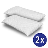 thumbnail of Doppelpack CloudComfort Basic Gel-Flocken Kissen 40 x 80 cm
