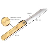 thumbnail of Couteau de Poche Pliant Higonokami Aogami Warikomi Large Nagao Kanekoma