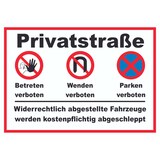 thumbnail of Privatstrasse Schild A3 (297x420mm)