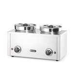 thumbnail of Hendi Thermosystem2 2x 4,2 liter met roestvrijstalen pot en deksel 230V