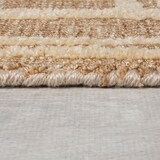 thumbnail of Teppich Kurzflor 12mm Polyester Abstraktes Labyrinth-Muster Senfgelb | 200x300cm