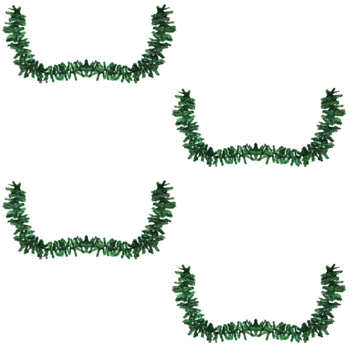 4 Stück Tannengirlande / Künstliche Weihnachtsgirlande  270cm