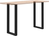 thumbnail of Helloshop26 - Set aus 2 modernen U-förmigen Bartischbeinen 40 x 100-101 cm mit verstellbaren Nivellierfüßen schwarzer Stahl 02_0057468