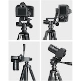 thumbnail of Tripode de Aluminio 60cm - 180cm Portatil, Soporte de Teléfono con Cabezal Giratorio Desmontable 360º