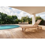 thumbnail of Sonnenliege HWC-N48, Relaxliege Gartenliege Liegestuhl, Massiv-Holz Akazie MVG-zertifiziert