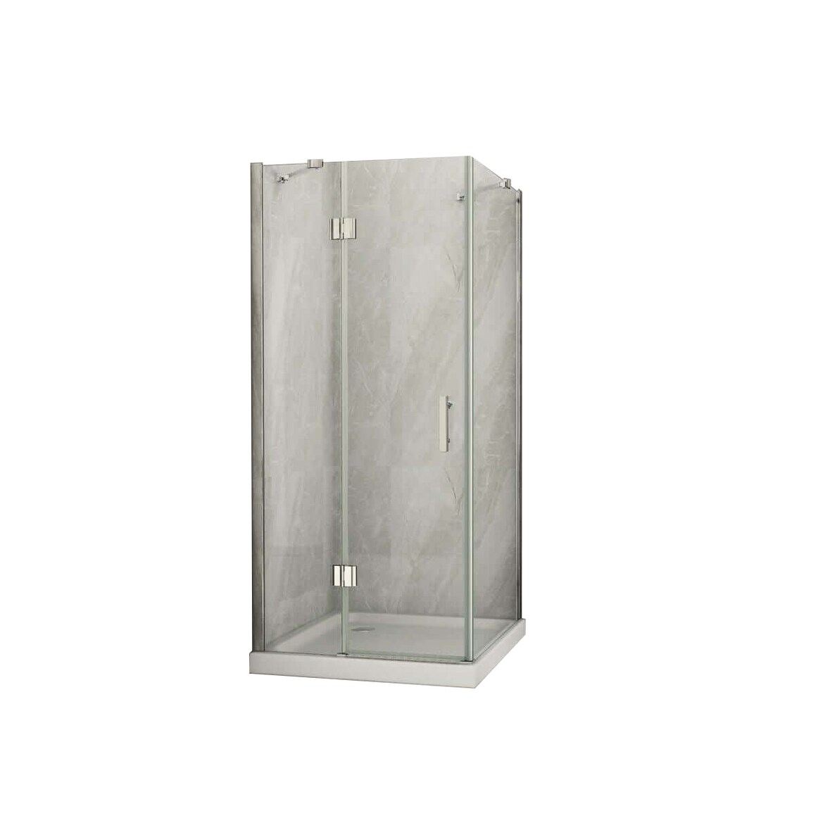 Box Doccia Anta Battente Cristallo 8mm Trasparente H195 - Aries 2.0 - 90x110