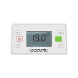 thumbnail of Radiateur électrique Fixe A Inertie Seche Céramique 2000w Oceanic Rubis - Design Galbé - Blanc - Nf