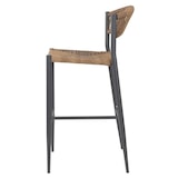 thumbnail of Bolero Eden PE Twist Rattan Outdoor Barhocker Natur (2 Stück)