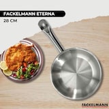 thumbnail of Fackelmann Eterna 28 cm Edelstahl Bratpfanne