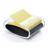 thumbnail of POST-IT Dévidoir Z-notes Pro Noir rechargeable + 1 bloc Z-notes Super Sticky Jaune 76 x 76 mm