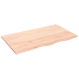 thumbnail of vidaXL Wandregal 100x60x2 cm Massivholz Eiche Unbehandelt