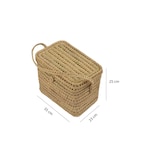 thumbnail of Cesta de Mimbre Picnic multiusos – Cesta de Transporte de mimbre trenzado -