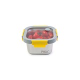 thumbnail of PIKA - Boite alimentaire 600ml en inox et couvercle en verre trempé – Hermétique et légère – Compatible micro-ondes, four, congélateur – MetalShock