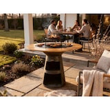 thumbnail of PURLINE Barbecue rond avec plaque en acier, grille et plateau en bois EFP59B WOOD