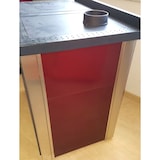 thumbnail of Stufa Cucina riscaldamento a Legna piano cottura in ghisa con Forno Struttura in acciaio Exclusive Inox