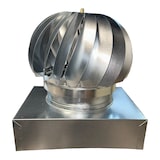 thumbnail of Fumaiolo comignolo girevole quadrato e rettangolare zincato - Base rettangolare 32x42 cm