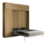 thumbnail of Itamoby -  Kentaro Quercia Natura Doppelbett mit Säule - Oberlichtschrank - Oberschrank über Säule Klappbett