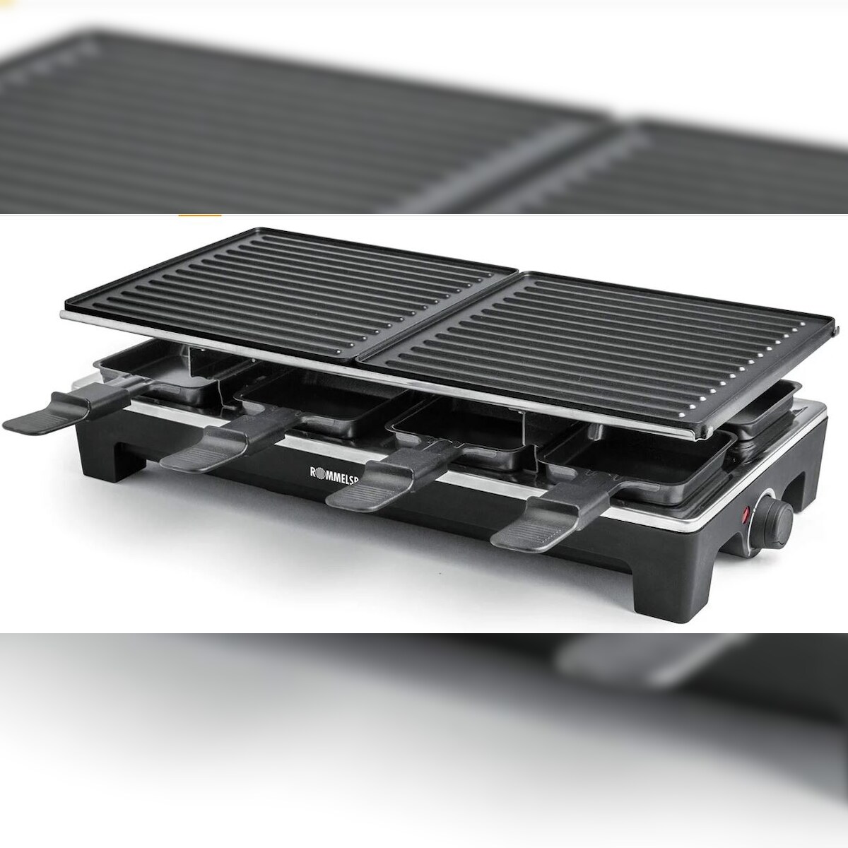 ROMMELSBACHER RCS 1350 Raclette Grill mit 3 Platten, 8 - multicoloured