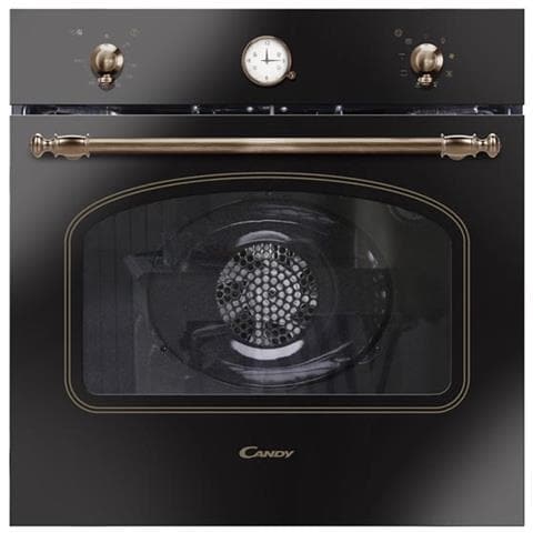 CANDY Forno Elettrico da Incasso Classic FCC604GH/E Capacità 65 L Multifunzione Ventilato Colore Nero