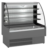 thumbnail of Open gekoelde wandkoeler zwart, 3 legplanken 4 niveaus - 600x730x1380 mm - 1140 W 230/1V - 24613607 Eurast