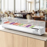 thumbnail of METRO Professional Kühlaufsatz GHS2200, Edelstahl / Glas, 200 x 39.5 x 47.5 cm, 73 L, 135 W, kompatibel mit GPT3100, silber