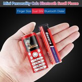 thumbnail of Mini Téléphone Portable 1 Pouce Bluetooth Dual SIM MP3 Faible Radiation 2G Vert YONIS