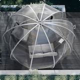 thumbnail of astreea Igloo Plus Gastro Terrassen Pavillon Model L 3,72x3,72x2,50m, wasserdicht, transparent, mit Beleuchtungssystem