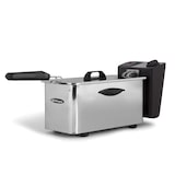 thumbnail of Orbegozo freidora profesional FDR 25, 2,5 L, termostato regulable, indicador luminoso, asa de tacto frío, recogecables, acero inoxidable, 2000 W