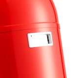 thumbnail of Wesco Mülleimer Pushboy, Push Abfalleimer, Abfallsammler, Stahlblech,  Rot, 50 L, 175831-02