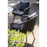 thumbnail of 2er Set Diningsessel Solana Rope - inkl. Kissen - dunkelgrau