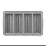 thumbnail of Tabuleiro de talheres empilhável Olympia Kristallon com 4 compartimentos