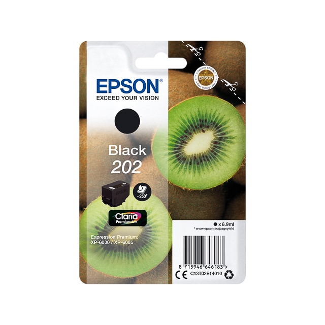 Tinta Original Epson 202 Negro Epson 202 Negro 400 Paginas/C13T02E14010 C13T02E14010