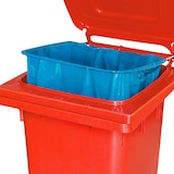 thumbnail of BRB Mülltonne MGB 80 Liter, mit Klemmring für Müllsäcke (blau)