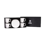 thumbnail of Coffret de 4 tasses à thé avec sous tasses Pure 22 cl -  Blanc Rond Porcelaine Table Passion 11.00x8.00 cm