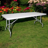 thumbnail of WellHome - Klappbarer Tisch mit Metallrahmen 180 cm x 75 cm x 74 cm