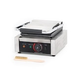 thumbnail of Placa sandwich eléctrica individual profesional acanalada/lisa 31x37x21h cm