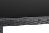 thumbnail of Tarrington House Tavolo Noelani, rattan / vetro, 150 x 90 x 74.5 cm, rettangolare, nero