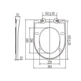 thumbnail of Asiento y Tapa WC compatible con VALADARES NAUTILUS - DUROPLAST - Envolvente y Amortiguada