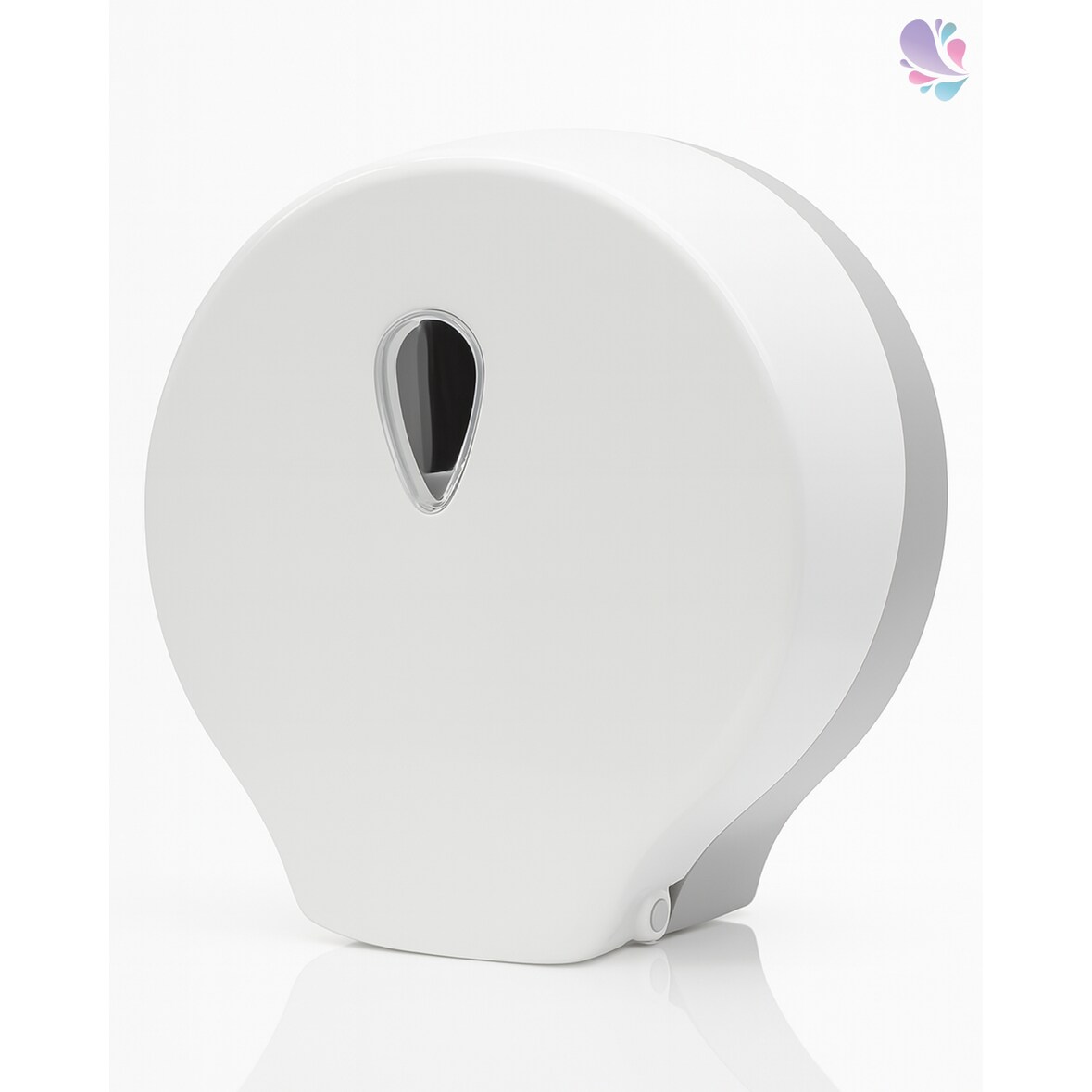 Toilettenpapierspender für Jumborollen Midi INFINITY, abschließbar, Kapazität: Ø max. 26 cm je Rolle