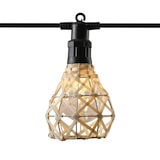 thumbnail of LED Party Deko Lichterkette Korboptik Garten Balkon Sommer Boho Stil koppelbar