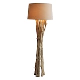thumbnail of SalesFever Stehleuchte Treibholz 145 cm | Schirm grobes Leinen | Gestell Treibholz | B 26 x T 26 x H 145 cm | weiß