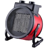 thumbnail of Camry CR7743 Aquecedor Ventilador Portátil Cerâmico, 2 níveis de potência, Termóstato Automático, Vermelho preto, 2400W