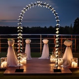thumbnail of LED Türbogen Hochzeitsbogen Torbogen beleuchtet Gartenbogen 2,3m
