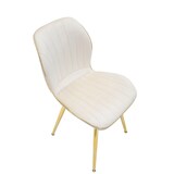 thumbnail of SEDIA PARIS SPACE CREMA /GOLD SET 2 PZ CM 46X58X77