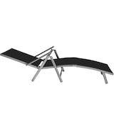 thumbnail of tectake Ligbed Marisol aluminium, 7 standen - donkergrijs - 403258