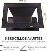 thumbnail of Fellowes Soporte elevador para ordenador portátil Designer Suites negro