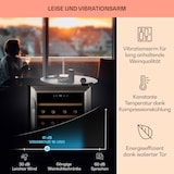 thumbnail of Klarstein Vinamour 16 Uno Weinkühlschrank 16Fl./42l 5-18°C 41dB Glas Edelstahl