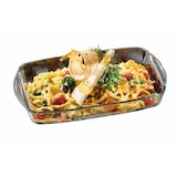 thumbnail of Auflaufform Ofenform 1.95 Liter Glas eckig mit Deckel H 5 x B 20 x L 34 cm